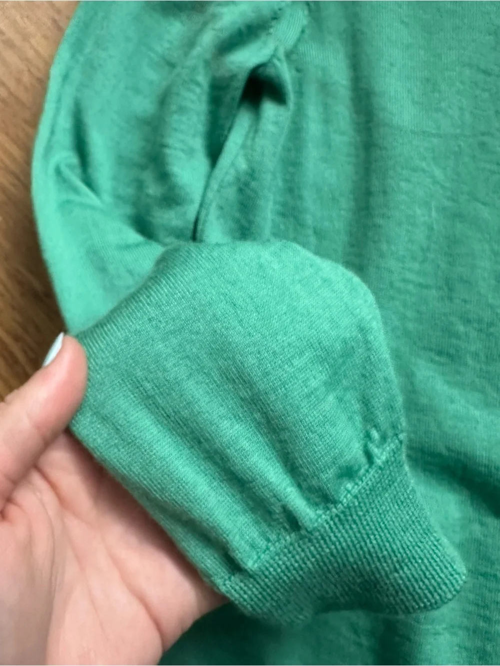 J. Crew Tippi Merino Teal Wool Sweater Size Medium